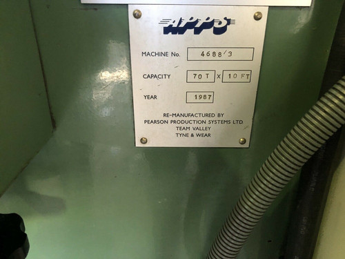 Pearson Hydraulic Press Brake, photo 6