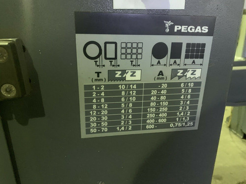 PEGAS GONDA Fully Automatic Horizontal Bandsaw, photo 5