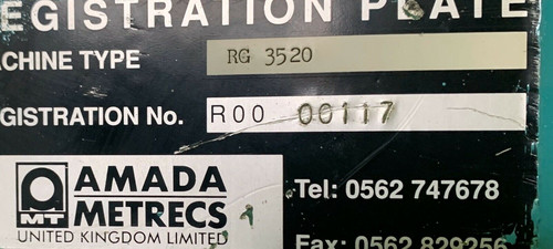Promecam RG3520 Hydraulic Press Brake, photo 3