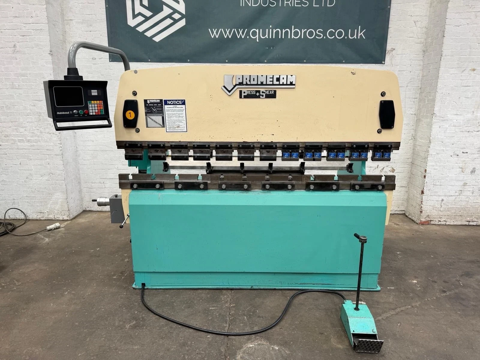 Promecam RG8025 CNC Hydraulic Press Brake