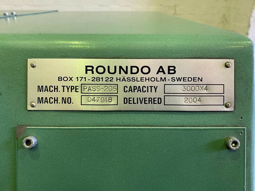 Roundo PASS 205 4 Roll CNC Bending Rolls, photo 8
