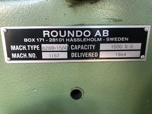 Roundo Powered Pyramid Bending Slip Rolls, photo 3