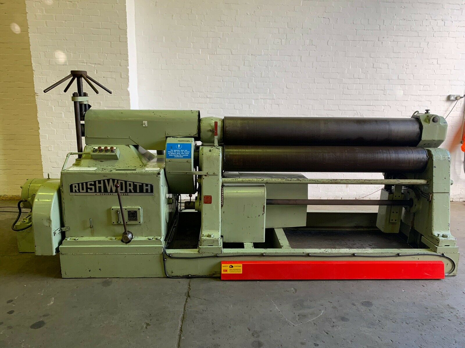 Rushworth Powered Pyramid Bending Slip Rolls