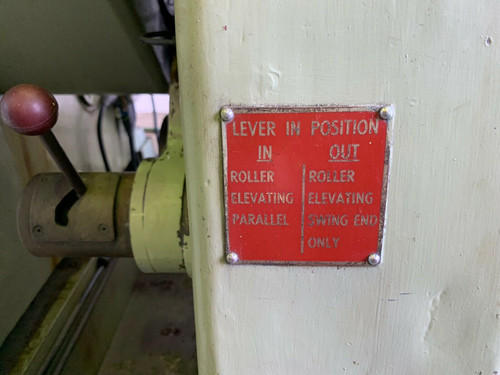 Rushworth Powered Pyramid Bending Slip Rolls, photo 6