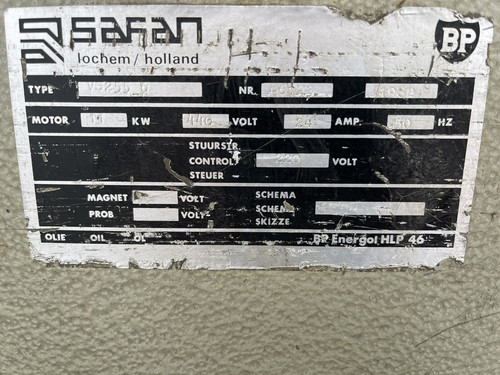 Safan VS 255-6 Hydraulic Sheet Metal Guillotine, photo 7