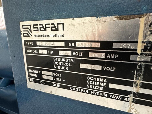 SAFAN VS205/4 Hydraulic Guillotine, photo 5