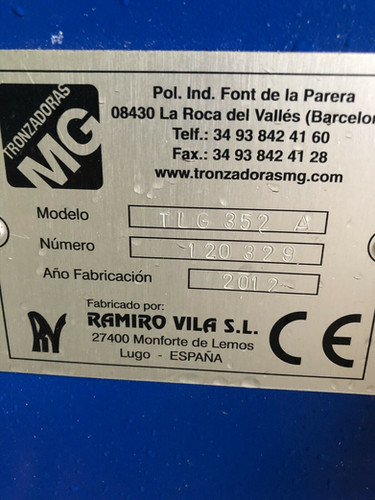 Tronzadoras MG TLG 352 A Mitre Saw, photo 7