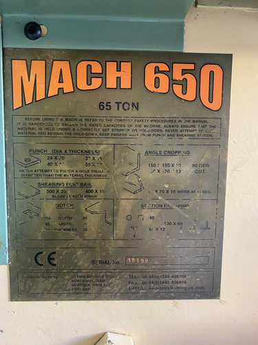 Unimach Mach 650 Universal Hydraulic Ironworker, photo 8