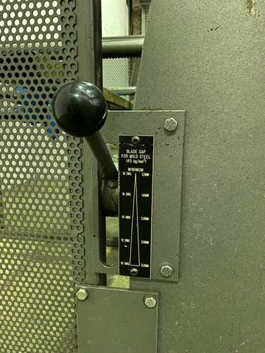 Walton’s 1m Sheet Metal Guillotine, photo 4